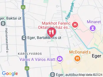 István Pince és Nemzeti Bormúzeum Eger a térképen