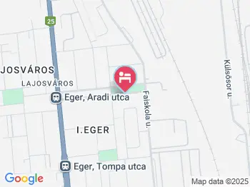 Kedves Vendégház Eger a térképen