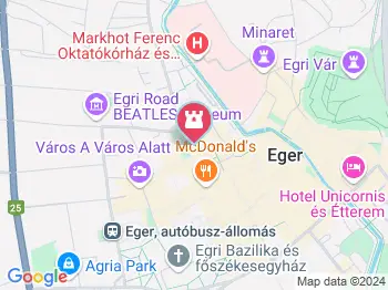 Kepes Intézet Modern és Kortárs Művészeti Központ Eger a térképen