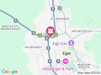Kisasszony Piac Eger Eger a térképen