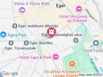 Kispréposti Palota Eger a térképen