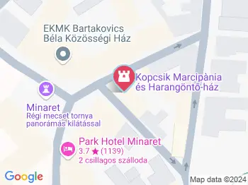 Kopcsik Marcipánia Eger a térképen