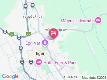 La Casa Panzió Eger a térképen