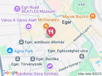 Lipóti Pékség & Kávézó - Érsek utca Eger a térképen