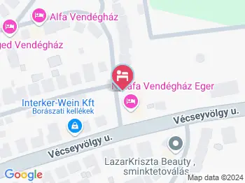 Lucia Haus Eger a térképen