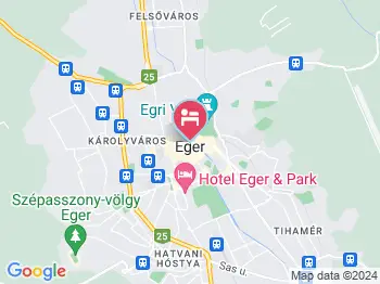 M&D Apartmanház Eger a térképen