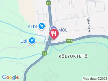 Makákó Kávégyár és Pörkölő II. Eger a térképen