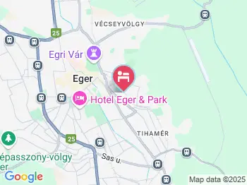 Makó Panzió Eger a térképen