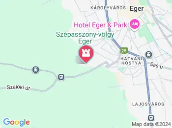 Márai Aktív Turisztikai Látogatóközpont és szabadtéri színpad Eger a térképen