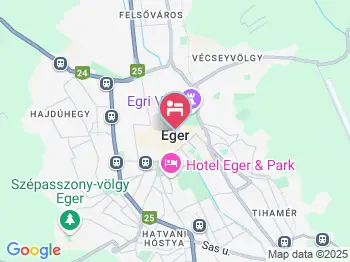 Margaréta Garden Eger a térképen