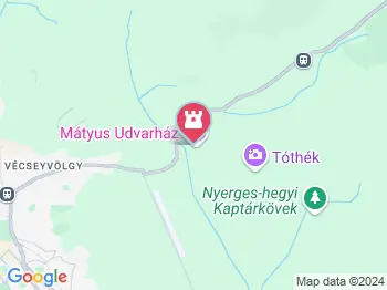 Mátyus Udvarház Eger a térképen