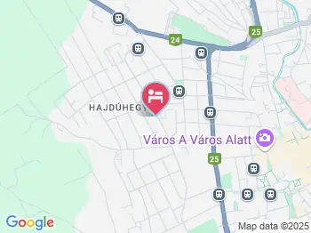 Napfény Apartmanház Eger a térképen