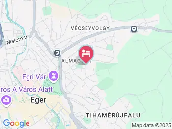 Park Vendégház Eger a térképen
