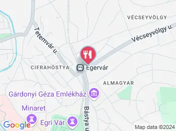 Peppino Pizzéria & Étterem Eger a térképen