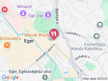 Pizzella Pizzeria Eger a térképen