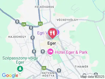 Senator-Ház Étterem és Kávéház Eger a térképen