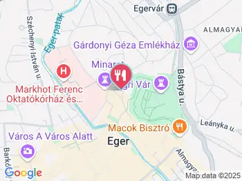 Servita Udvarház Eger a térképen