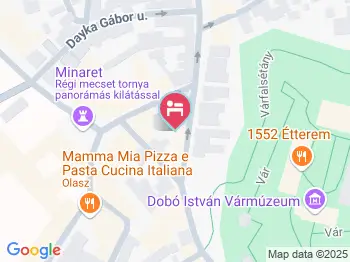 Servita Udvarház Apartman Eger a térképen