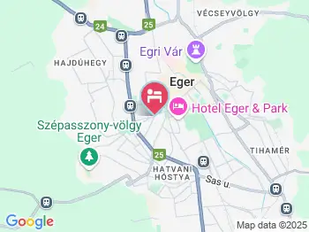 St. Kristóf Panzió Eger a térképen