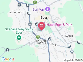 Stadion Apartman Eger a térképen