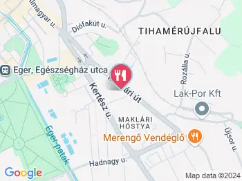 Svéda Pékség Eger a térképen