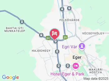 Sweet Home Apartman Eger a térképen