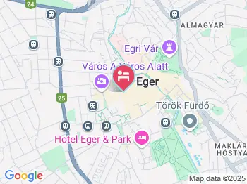 Széchenyi Apartman Eger a térképen