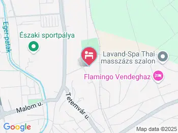 Szent Flórián Vendégház Eger a térképen