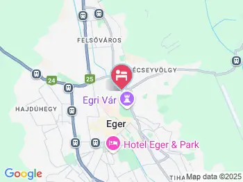 Szent György Apartman Eger a térképen