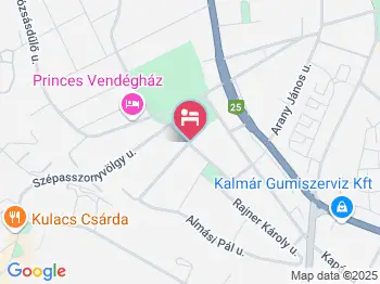 Szépasszony Apartmanház Eger a térképen