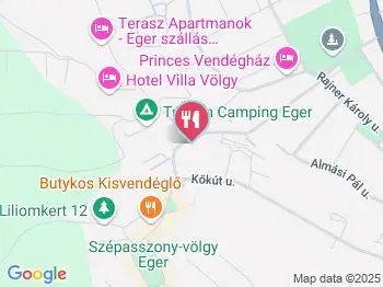 Talizmán Tulipánkert Étterem Eger a térképen