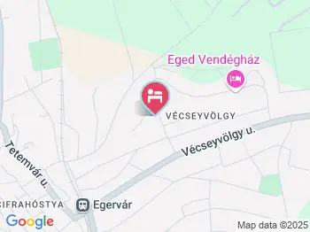 Tavaszi Vendégház Eger a térképen