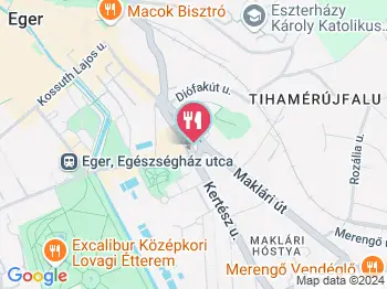 The 33 Bar Eger a térképen