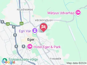 Villa Panoráma Eger Eger a térképen