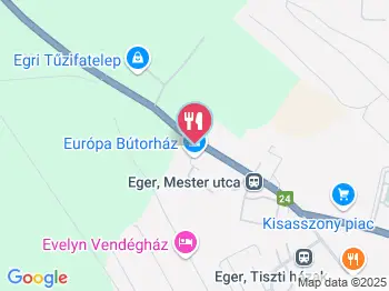 Vincze Pincészet Eger a térképen