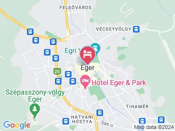 Vitkovics Apartmanok Eger a térképen