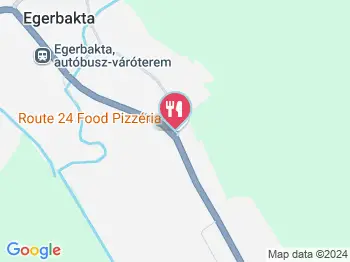 Route 24 Food Egerbakta a térképen