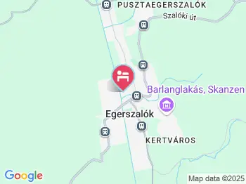 Andrea Vendégház Egerszalók a térképen