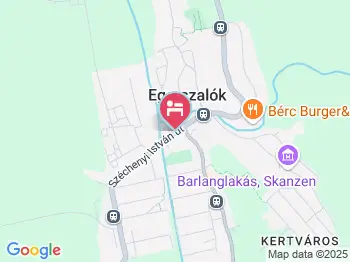 Anna Panzió Egerszalók a térképen