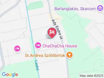 Csalogány Apartman Egerszalók a térképen