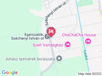 Csillagfény Vendégház Egerszalók a térképen