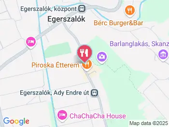 Dávid Borház Egerszalók a térképen