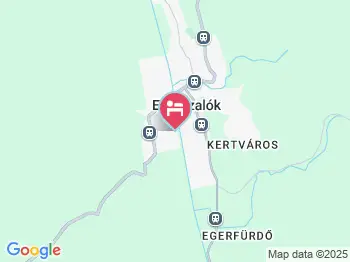 Éva Vendégház Egerszalók a térképen