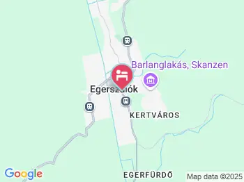 Forrás Vendégház Egerszalók a térképen