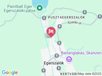 Gerendás Vendégház Egerszalók a térképen