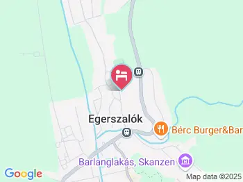 Harangláb Vendégház Egerszalók a térképen