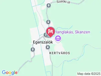 Ház a hegy alatt Egerszalók a térképen