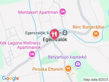 Kállai Pékség Egerszalók a térképen