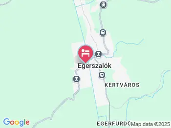 Kék Laguna Wellness Apartmanok Egerszalók a térképen