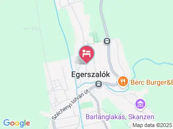Margaret Vendégház Egerszalók a térképen